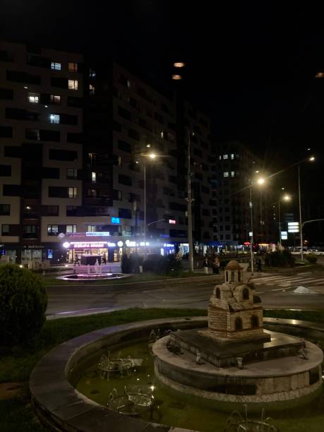 istock Macedonia - Skopje by night 1499223825
