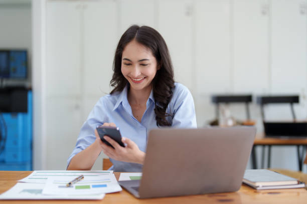 istock Beautiful Businesswoman completes KYC using an online banking program in order to open a digital savings account. The definition of cyber security 1499231944