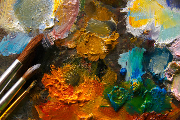 Small detail of a large painting