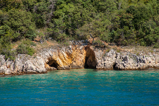 coatal landscpae near Njivice, island of Krk, Croatia, Kvarner Bay, Adriatic Sea, Croatia