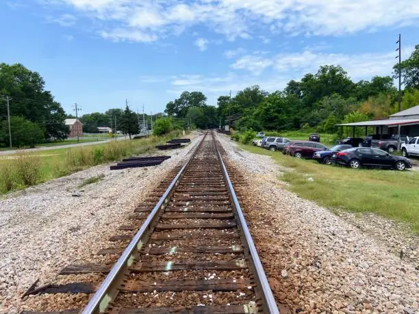 Railroad Tracks in Talladega, Alabama