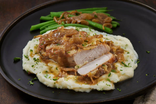 istock French Onion Boneless Pork Chop 1499248212