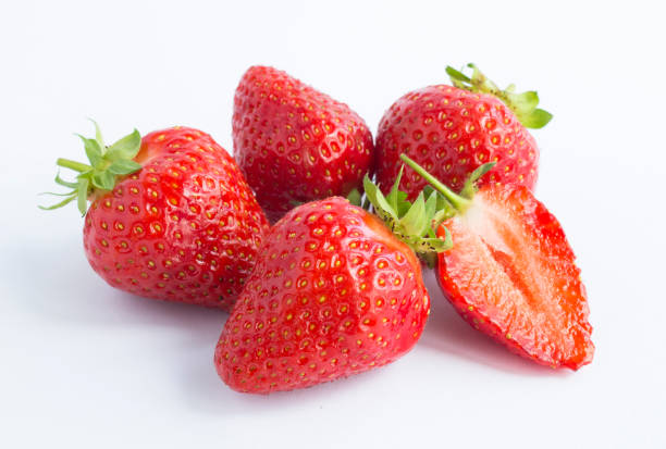 istock Strawberry on the white background. Close-up. 1499258536