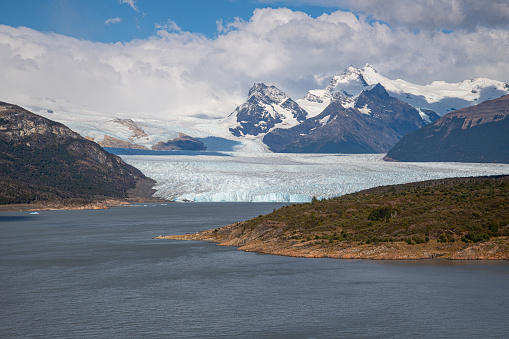 The Perito Moreno Glacier is a glacier located in a National Park in Argentina declared a World Heritage Site by UNESCO