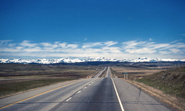istock Banff NP - Highway to Distant Banff - 1985 1499267973