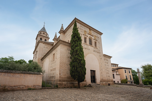 Church of Santa Maria de la Alhambra  at Alhambra - Granada, Andalusia, Spain