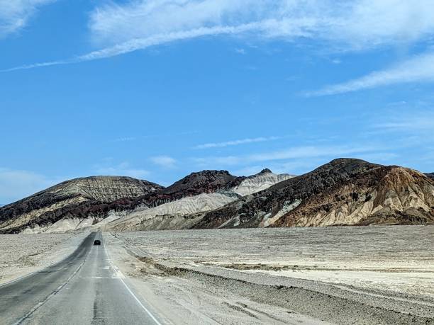 istock Driving through beautiful death valley national park 1499271255