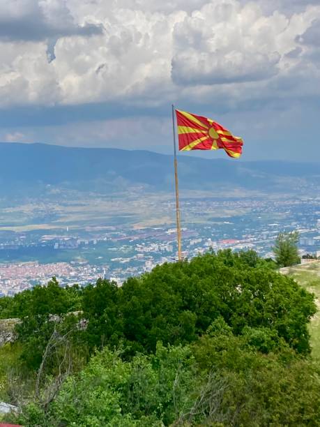 istock Macedonia- Skopje - Panorama from the Mount Vodno 1499273890
