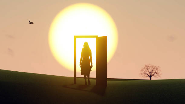 istock Calm spaces. Mysterious meadow passage 1499294712