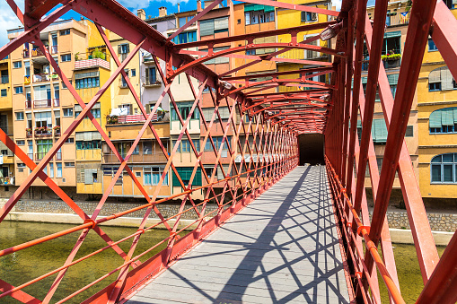 Puente de las Pescadería Viejas - Eiffel bridge in Girona photo