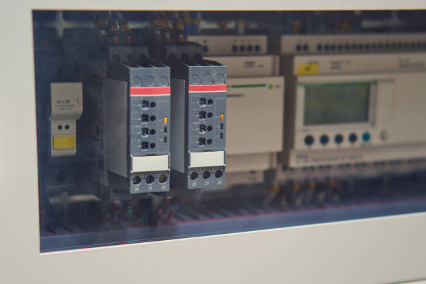 istock The electrical industry relies on advanced technology for efficient energy distribution. The electrical system includes a circuit breaker for automatic power interruption in case of emergency. 1499320204