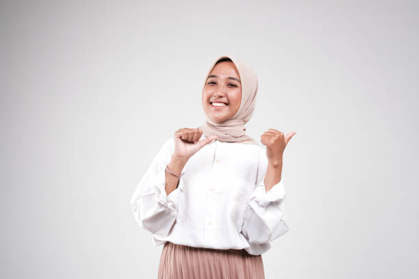istock Cute Asian model posing in front of camera 1499344311