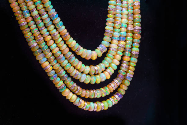 istock semi-precious stone necklace, rosary 1499368117