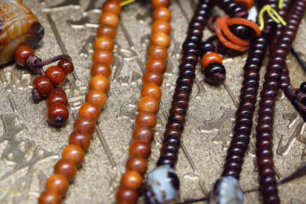semi-precious stone necklace, rosary