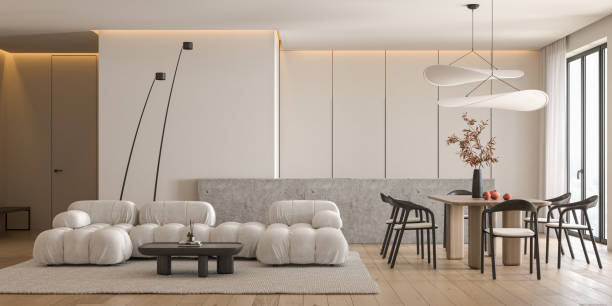 istock Modern style conceptual interior room 3d illustration 1499375447