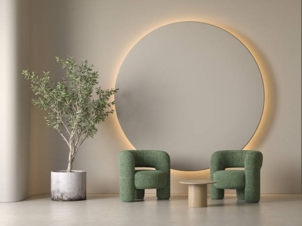 istock Modern style conceptual interior room 3d illustration 1499375574