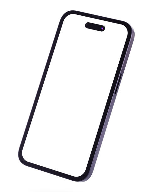 istock Smartphone with blank screen and frameless design isolated on white background 1499379667