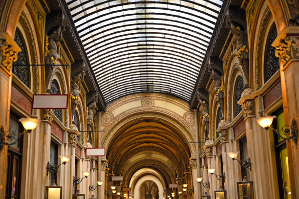 Inside the Ferstel Passage, Palais Ferstel in Vienna Austria