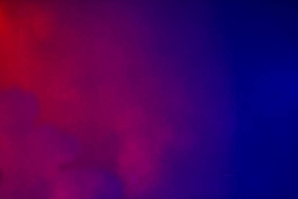 istock Purple stage or circus smoke on a dark background. 1499381792