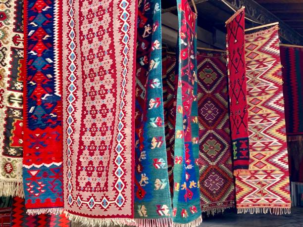 istock Macedonia - Skopje - carpets in old bazar 1499383530