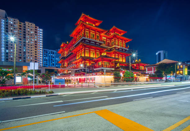 istock Colorful city night. 1499384860