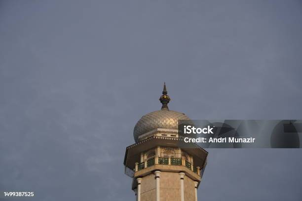 Tower Of Mosque Stock Photo - Download Image Now - Aceh, Arabic Style, Arch - Architectural Feature