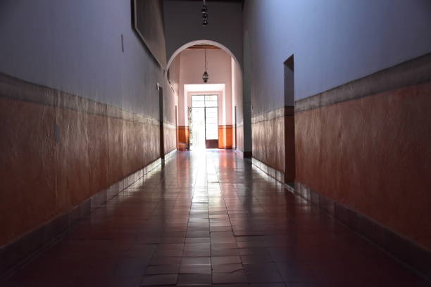 istock The hallway into an old basilica in Queretaro, in Mexico 1499394100
