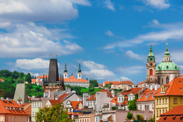 istock Mala Strana skyline in Prague 1499394365