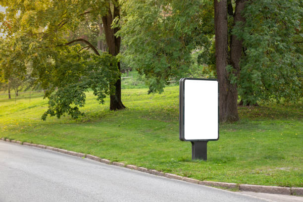 istock Blank billboard mock up on city  for text message or content. 1499396272