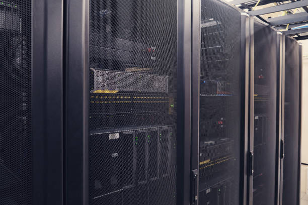istock The server rack houses a powerful computing system that processes vast amounts of information. 1499402240