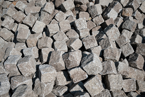 Pile of cobblestones