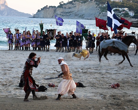 The battles during the Reconquista period is commemorated during the annual Moors & Christians festival. These days it’s a more civilised affair where both sides win one day each, and then all celebrate together on the last day.