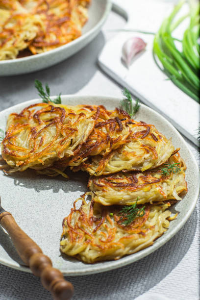 istock Draniki Potato pancakes in a bowl. 1499422878
