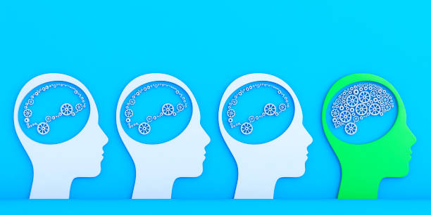 istock Brain Shape Consisting of Gears - Leadership Concept 1499426399