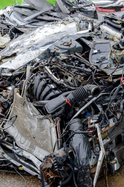 istock Front Of A Badly Wrecked Car 1499430408