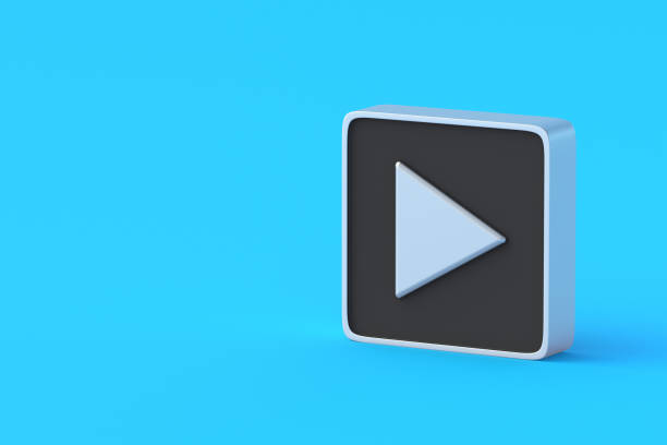 istock Listen to music. Play button. Project start concept. Watch the video. Control interface for multimedia device. Audio player. Playback popular songs. Online media. Copy space. 3d render 1499433505