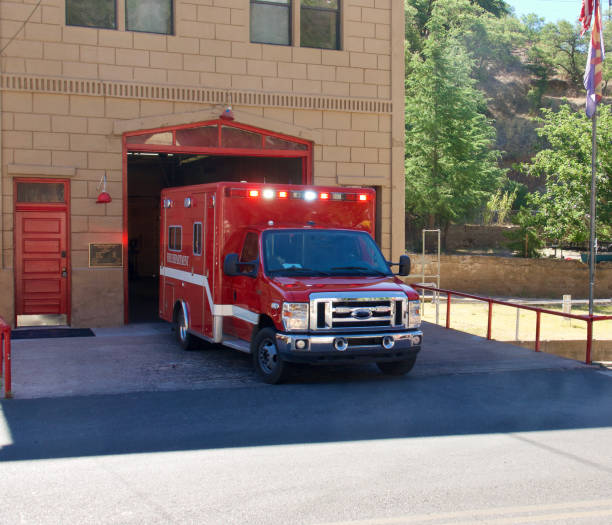 istock Fire department crew respond to the emergency call 1499438852
