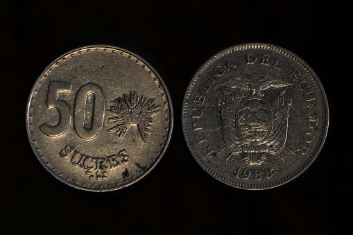 50 sucres Ecuadorian currency