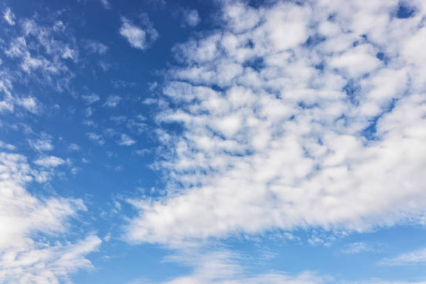 istock Blue sky clouds background. Beautiful landscape with clouds on sky 1499467098