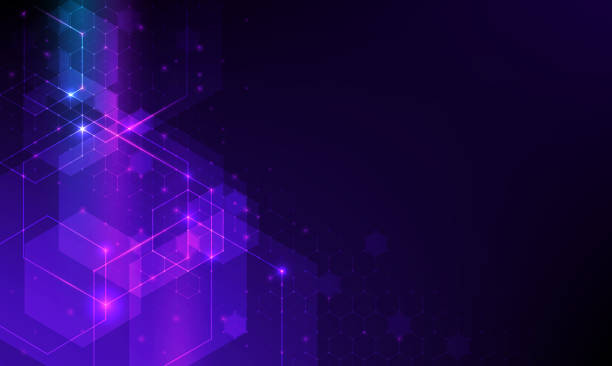 istock Abstract background consisting of set of hexagonal cells. Modern innovation communication technology business background. Background illustration vector. 1499471569