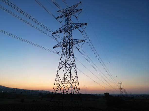 istock High voltage tower and electricity transmission 1499474627