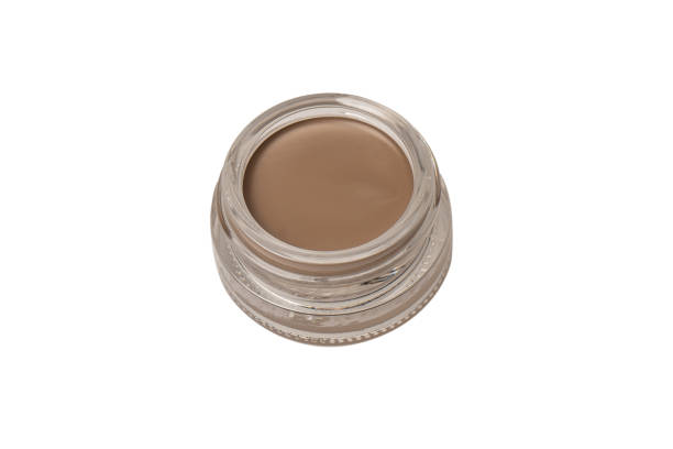 istock A brow pomade in blonde shade with brush isolated on a white background. 1499479362