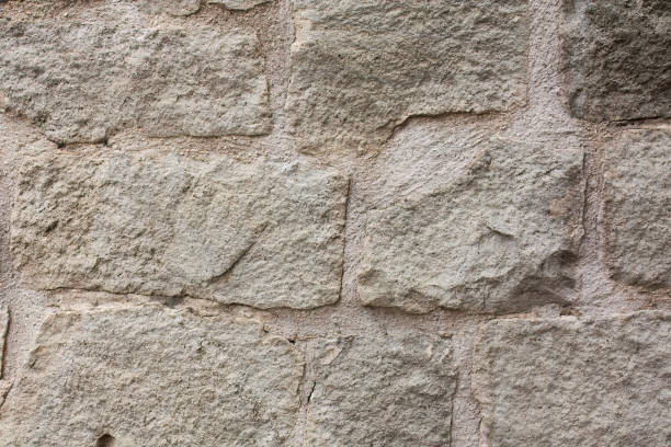 istock Close up of a constucted rock wall. 1499480039