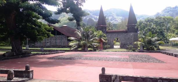 istock Notre-Dame Cathedral in Taiohae (Nuku Hiva) 1499480768