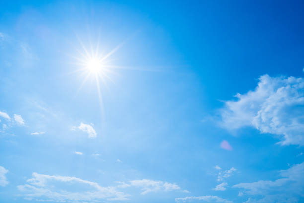 istock beautiful airatmosphere bright blue sky background abstract clear texture with white clouds. 1499481130