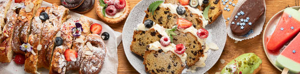 istock Healthy summer desserts. Different desserts on white background.  Top view 1499485619