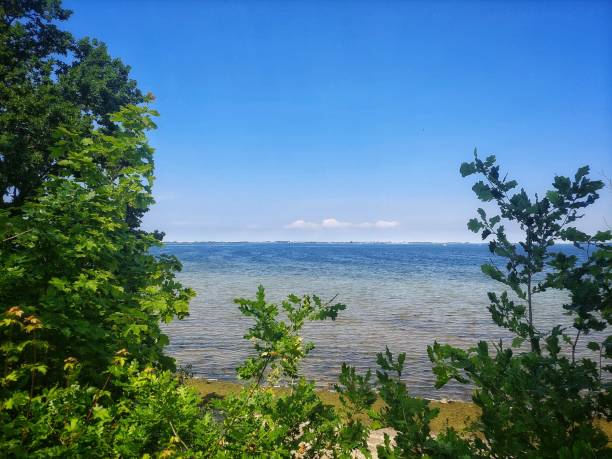 istock Blue Baltic Sea and blue sky 1499489692