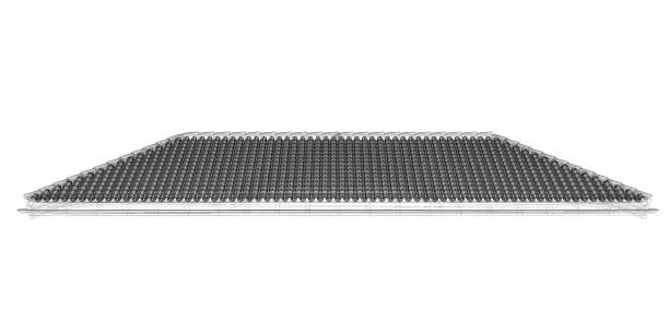istock 3D illustration of roof material 1499491410