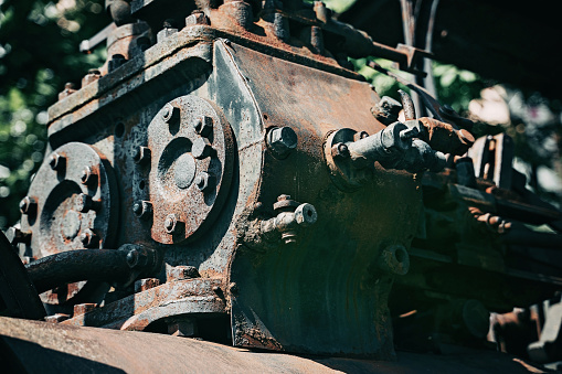 Rusty old machinery