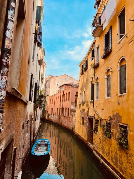 istock Small Canal with Boat 1499515160